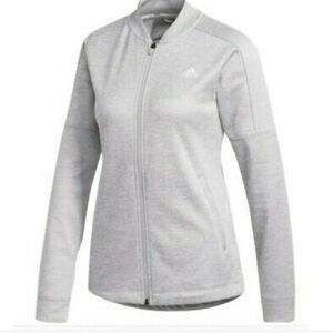 Adidas Team Issue Bomber Jacket Light Gray Small